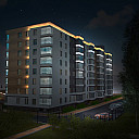Архитектурное освещение ЖК ХМАО СУРГУТ 16.06.2022