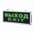 Светильник ULR-Q411 1W GREEN/SILVER ВЫХОД/EXIT с встроенным аккумулятором, AC/DС. Дневной свет (6500K). Корпус серебристый. ТМ . UL-00002921 Volpe (Д02312ЕК) - old (в архиве)